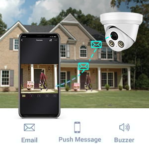HIK HIK2387W, 8MP/4K, Full Color, Nightlight™, Microfoon, PoE