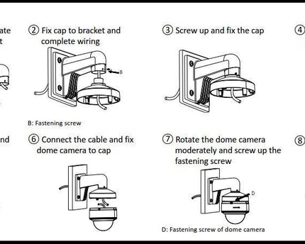 Hikvision DS-1273ZJ-130TRL aluminium wandbeugel