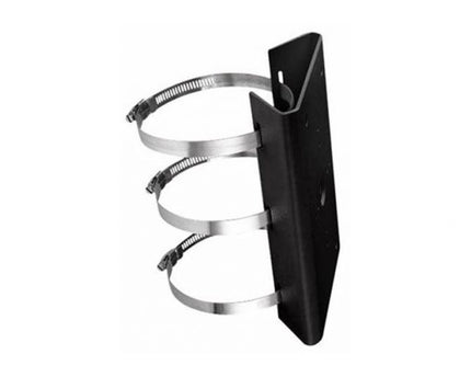 Hikvision DS-1275ZJ-SUS Black, zwarte paalmontagebeugel met klemmen