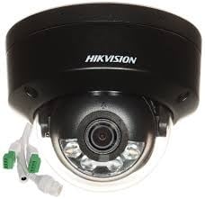 Hikvision DS-2CD2143G2-LIS2U Zwart, 4MP Dome Netwerk Camera AcuSense Smart Hybrid Light PoE en 2x Microfoon