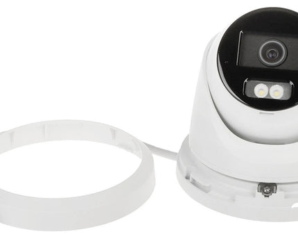 Hikvision DS-2CD2343G2-LI2U, 4MP Turret, Smart Hybrid Light, AcuSense, PoE, Micro SD slot, Microfoon