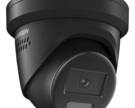 Hikvision DS-2CD2346G2H-IS2U/SL Zwart, 4Mp Darkfighter Eyeball, 2-weg audio, Strobe licht en sirene