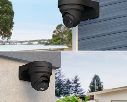 Hikvision DS-2CD2346G2H-IS2U/SL Zwart, 4Mp Darkfighter Eyeball, 2-weg audio, Strobe licht en sirene
