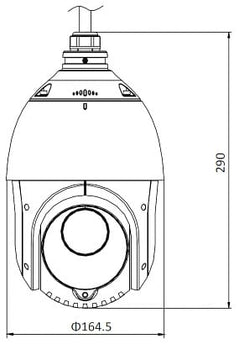 Hikvision DS-2DE4425IW-DE (T5) PTZ | 4MP | 25x zoom | 100m IR | AcuSense | Darkfighter