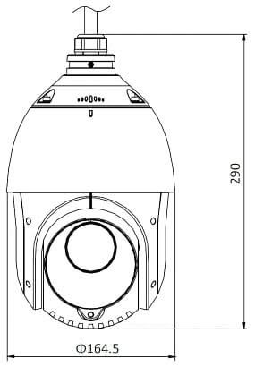 Hikvision DS-2DE4425IW-DE (T5) PTZ | 4MP | 25x zoom | 100m IR | AcuSense | Darkfighter
