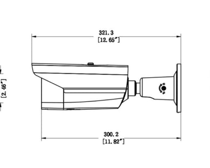 Hikvision DS-2TD2617-6/QA 160x120/4MP HeatPro Bullet Thermische openingshoek 15.96°