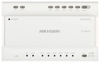 Hikvision DS-KAD706, 2-Draads Video/Audio Verdeler