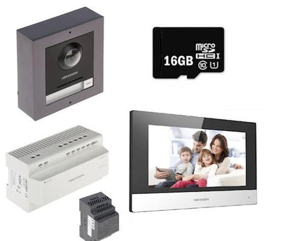 Hikvision DS-KIS702Y 2-draads Video intercom set