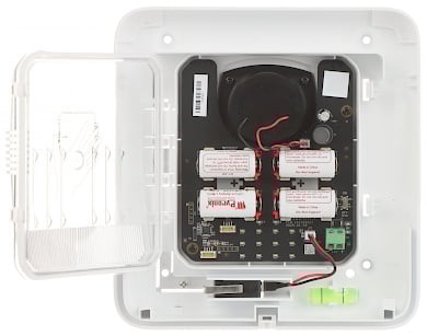 Hikvision DS-PS1-E-WE Buitensirene blauwe kap