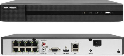 Hikvision HWN-4108MH-8P, 8 Kanaals 8Mp 4K NVR, PoE