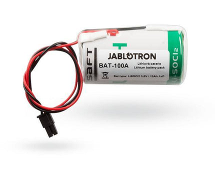 Jablotron Bat-100 Accu t.b.v. JA-163A RB, Lithiumbatterij 3.6V 13Ah 1xD