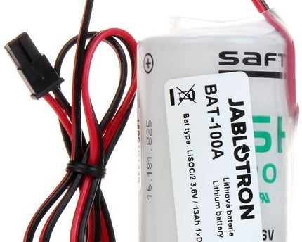 Jablotron Bat-100 Accu t.b.v. JA-163A RB, Lithiumbatterij 3.6V 13Ah 1xD