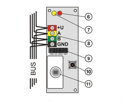 Jablotron JA-110P BUS PIR bewegingsdetector – ECO