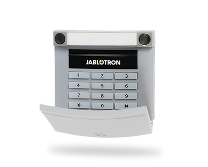 Jablotron JA-113E-GR BUS codebedienpaneel met RFID en toetsenbord grijs