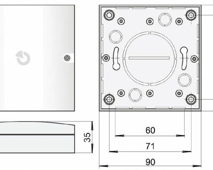 Jablotron JA-120N Module voor het openen van de elektrische sloten