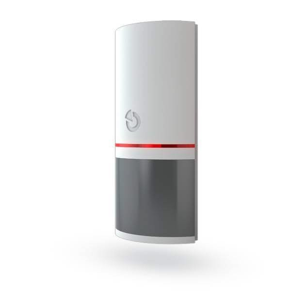 Jablotron JA-151P-WG, DesignLine Draadloze PIR met wit-licht bescherming
