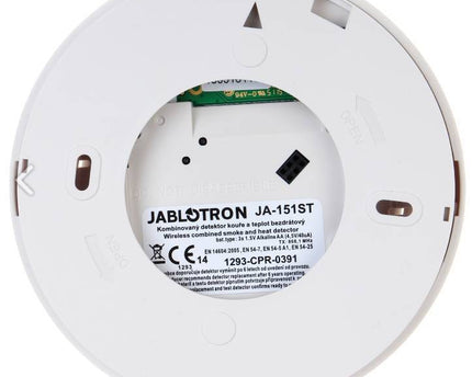 Jablotron JA-151ST Draadloze brand- en hitte detector met sirene