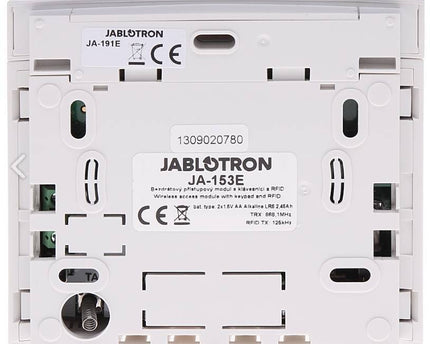 Jablotron JA-153E Draadloos codebedienpaneel met RFID en toetsenbord