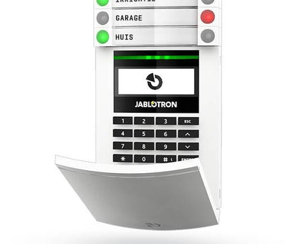 Jablotron JA-154E draadloos bedienpaneel met LCD scherm, toetsenbord en RFID