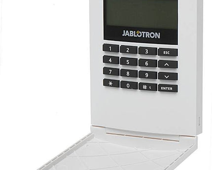 Jablotron JA-154E draadloos bedienpaneel met LCD scherm, toetsenbord en RFID