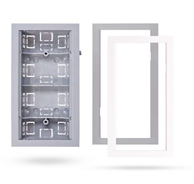Jablotron JA-193PL-F-M-G, grijze frame tbv montagebox draadloze Designline PIR
