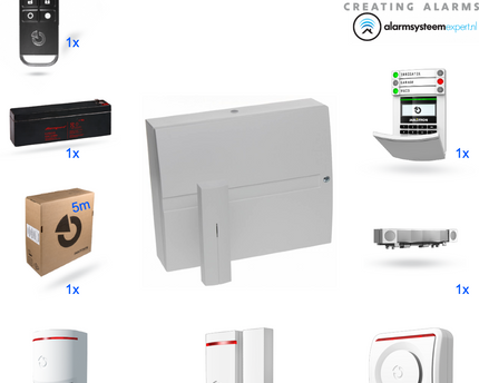 Jablotron JA103KR zonder GSM module + LAN Draadloos alarmsysteem KIT (A)