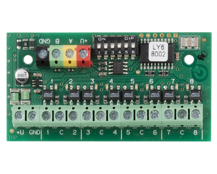Jablotron JB-118N Pro Bus signaal PG-uitgangsmodule – 8 uitgangen
