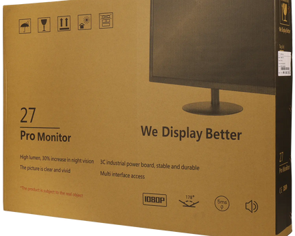 Movok Full HD LED monitor 27 inch met 2 speakers
