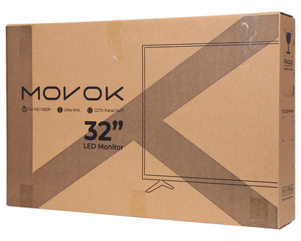 Movok Full HD LED monitor 32 inch met 2 speakers