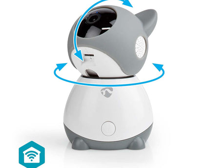 Nedis Draaibare SmartLife Camera voor Binnen, kinder/baby monitorcamera
