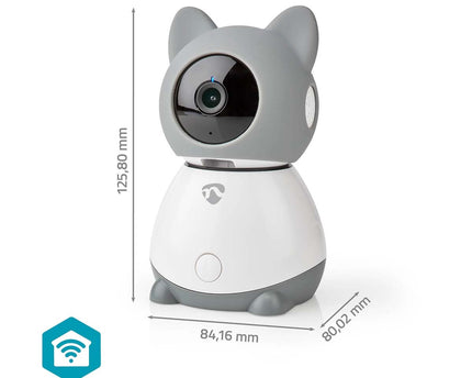 Nedis Draaibare SmartLife Camera voor Binnen, kinder/baby monitorcamera