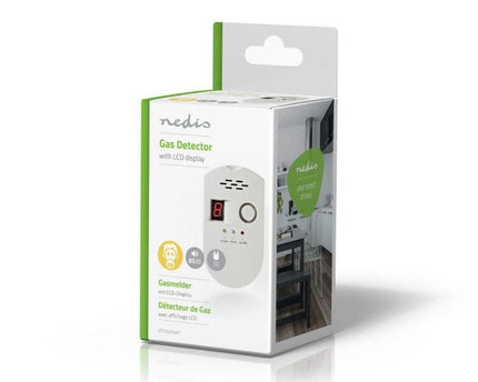 Nedis DTCTG10CWT, Gasdetector, EN50194, LPG/aardgas/steenkool