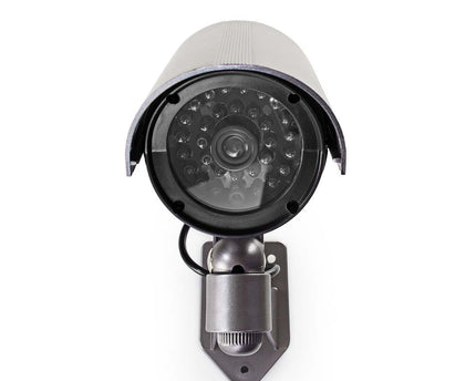 Nedis Dummy beveiligingscamera Bullet IP44 Zilver