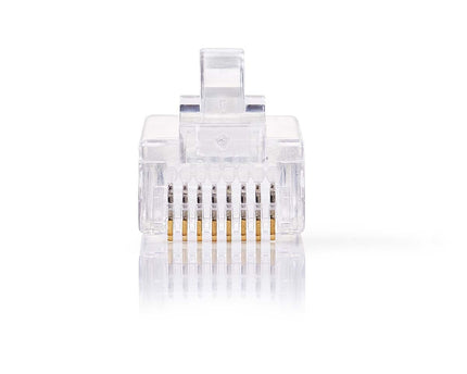 Nedis RJ45 Connector CAT6, Verguld 10 Stuks, Solid Ader