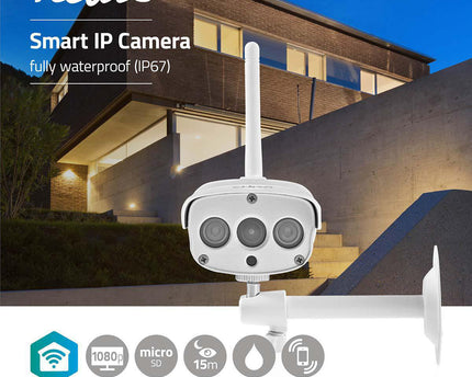 Nedis SmartLife Camera Wi-Fi Full HD IP67 Cloud / MicroSD