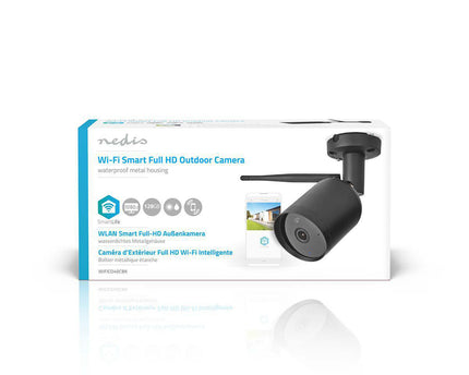Nedis SmartLife Camera Wi-Fi Full HD MicroSD slot Met bewegingssensor