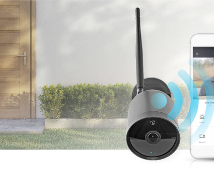 Nedis SmartLife Camera Wi-Fi Full HD MicroSD slot Met bewegingssensor