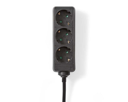 Nedis Stekkerdoos met randaarde, 16 A, 3-wegs, 1.5m