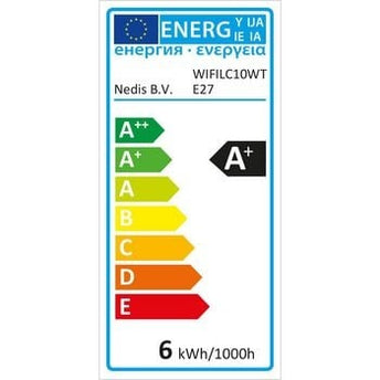 Nedis Wi-Fi smart LED-lamp | Full-Colour en Warm-Wit | E27