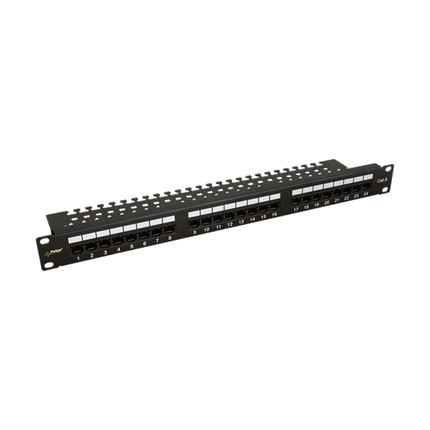 Pulsar RP-U24V6, Patchpaneel 1HE 24 poorten UTP Cat5/6