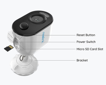 Reolink B330, 5MP Draadloze batterij camera met schrikverlichting DEMO