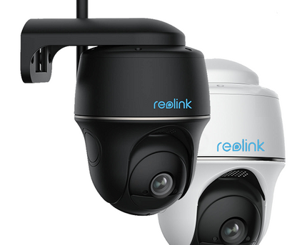 Reolink B430 5mp, draadloze Pan & Tilt Dual WiFi camera op accu (oplaadbaar) zwart