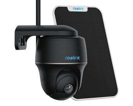 Reolink B430 5mp, draadloze Pan & Tilt Dual WiFi camera op accu (oplaadbaar) zwart