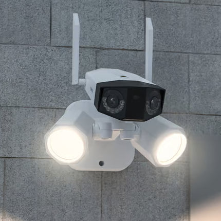 Reolink Duo Floodlight WiFi, slimme 4K WiFi Dual-lens camera met schijnwerpers en 180° kijkhoek