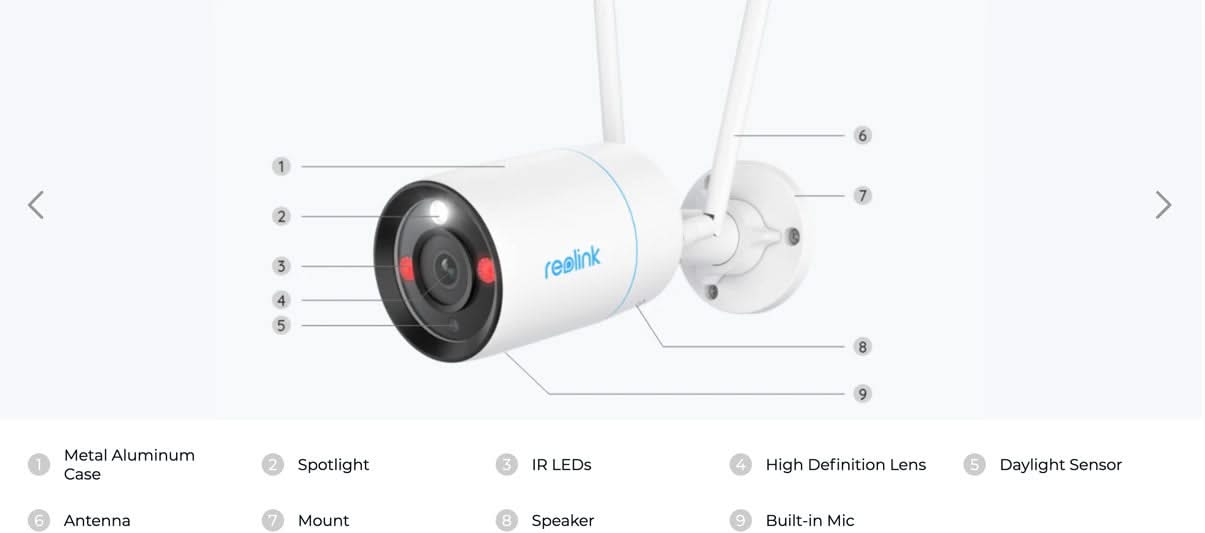 Reolink NVS12-8MB4W, 4K/8MP UHD WiFi Bullet beveiligingsset
