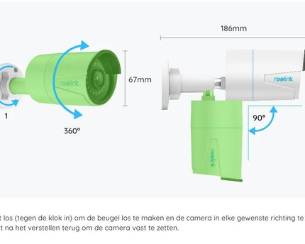 Reolink P320, 5MP PoE IP Camera met Persoon/Voertuig Detectie