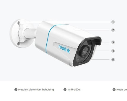 Reolink P330, 8MP 4K PoE IP Camera met Persoon/Voertuig Detectie