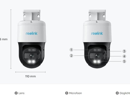 Reolink P830, slimme 4K PT PoE Camera met Auto-Tracking