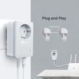 TP-Link Powerline Adapter 1000 Mbps set met contactdoos